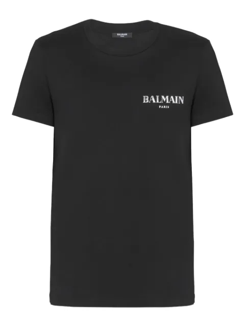 Balmain logo crew-neck T-shirt
