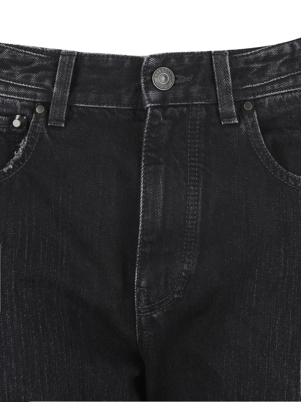 Balenciaga Broek met studs en gesp Zwart
