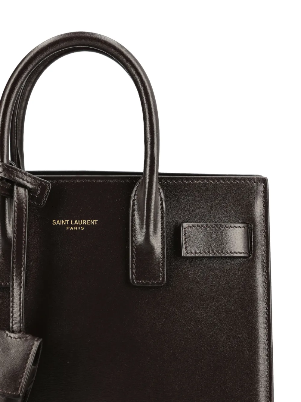 Saint Laurent Sac de Jour kleine tas met hangslot Bruin