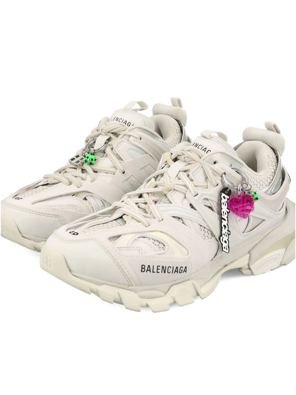 Balenciaga layered track sneakers Beige