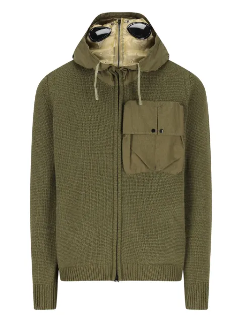 C.P. Company hoodie con bolsillo de parche y cierre