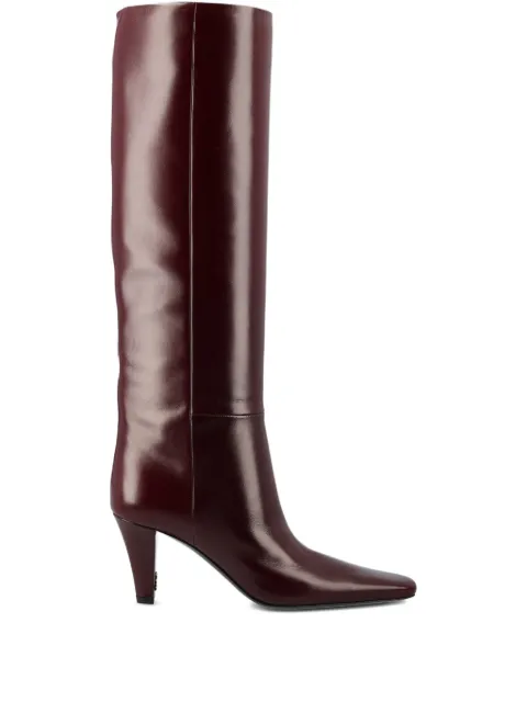 Saint Laurent 75mm Jill leather boots