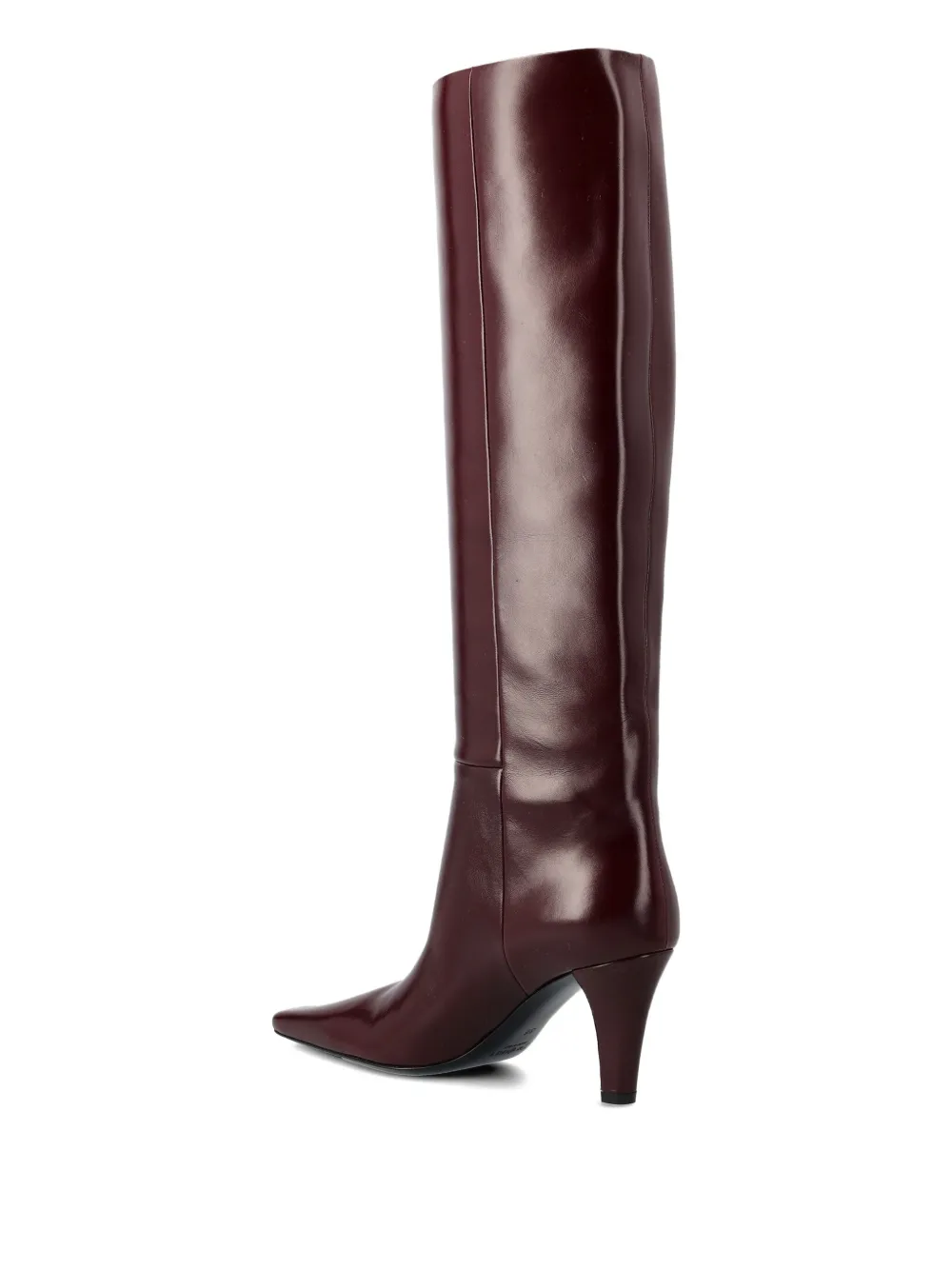 Saint Laurent 75mm Jill leather boots Rood