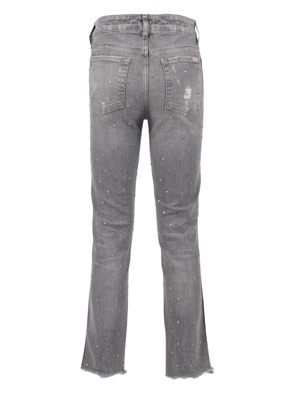 7 For All Mankind jeans Erin con efecto envejecido | Jeans capri | Image 2