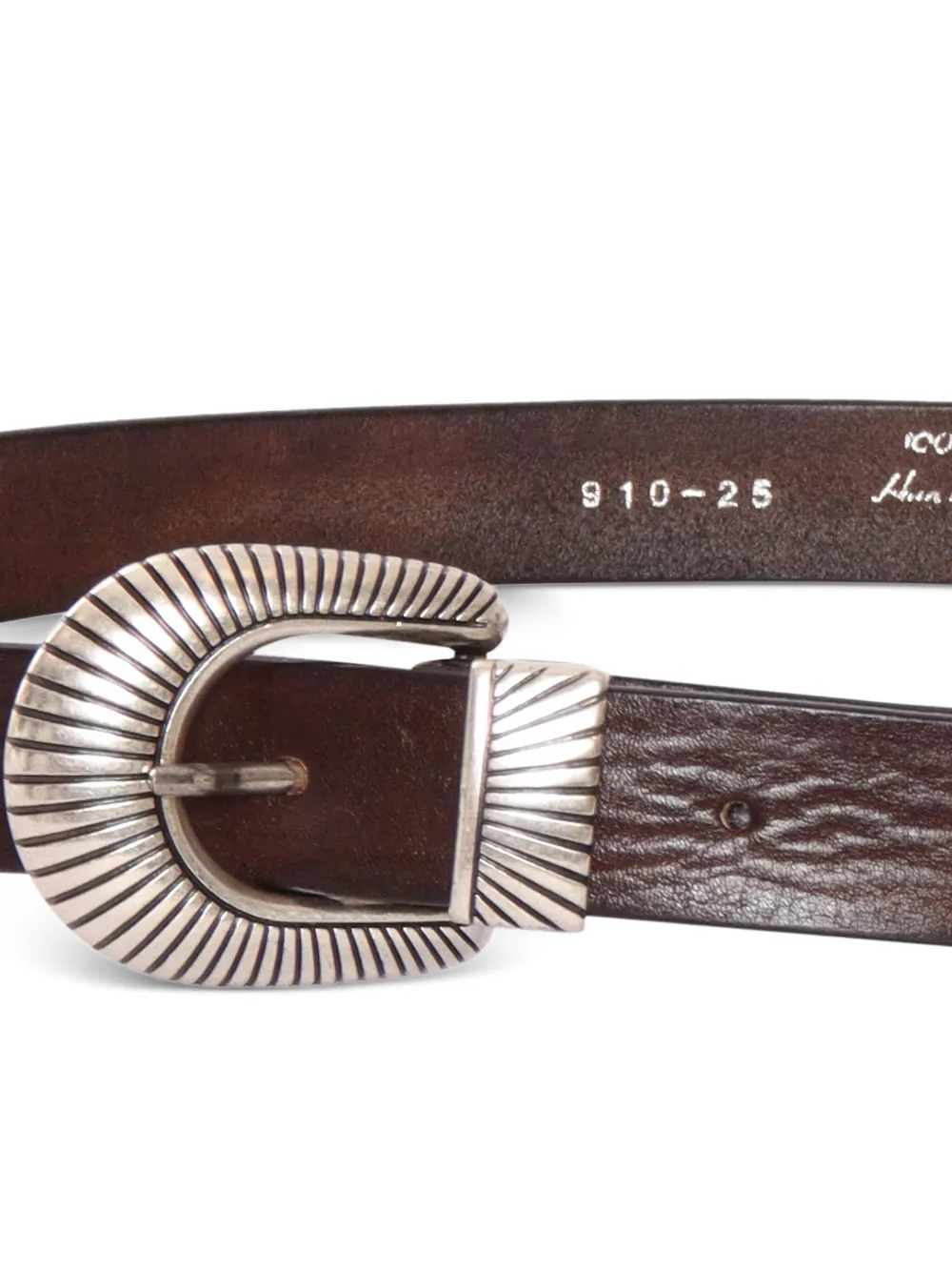  Alberto Luti Leather Belt - Brown 
