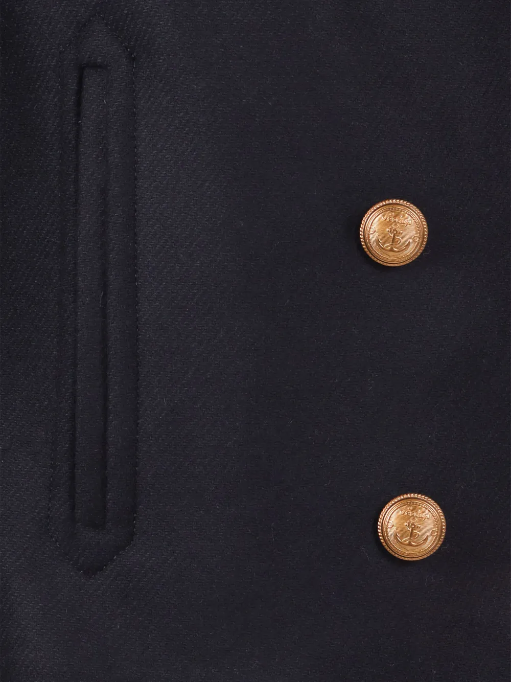 Sealup Amalfi Buttoned Peacoat In Blue