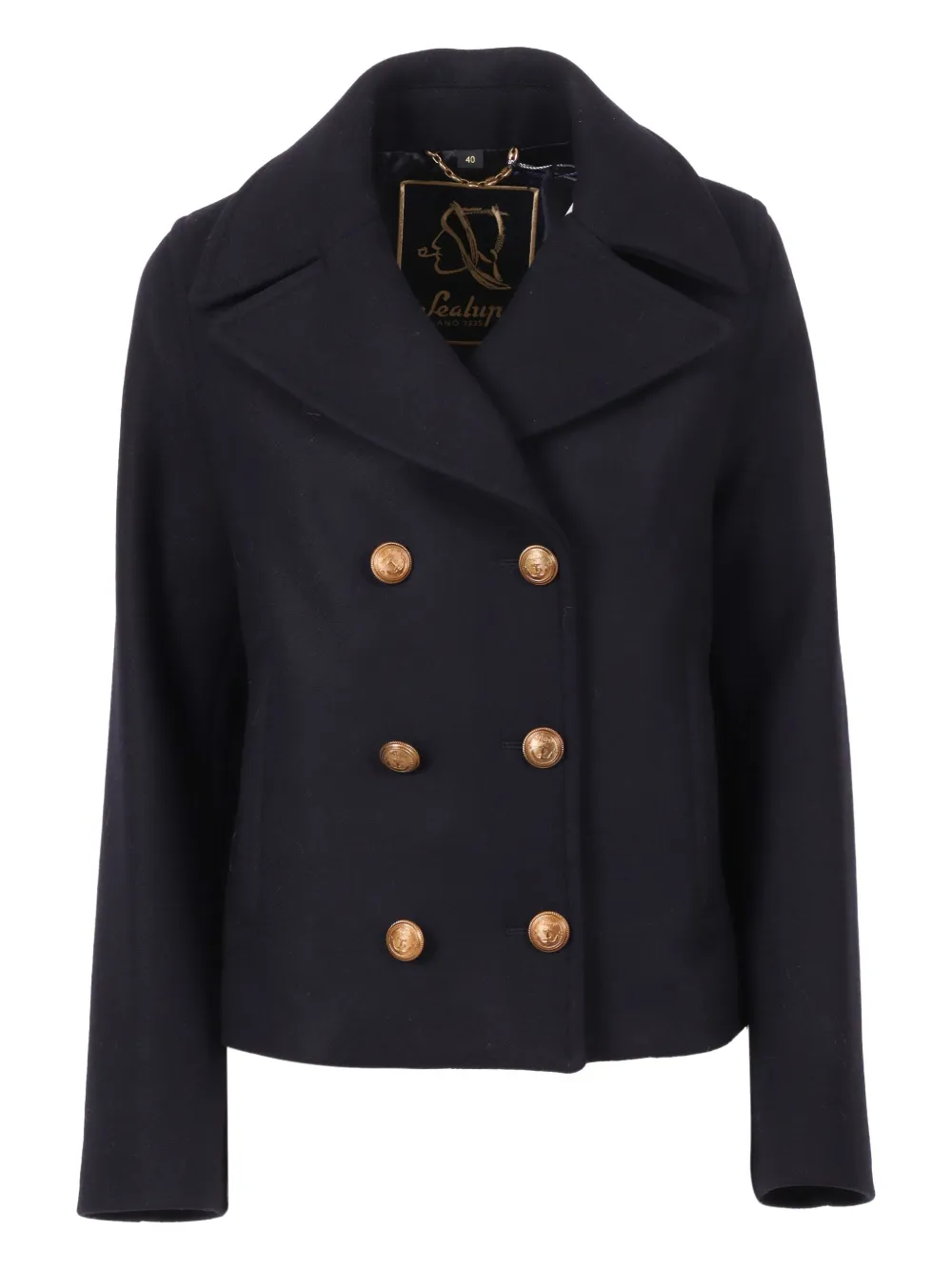 Sealup Aglaia Pea Coat In Blue