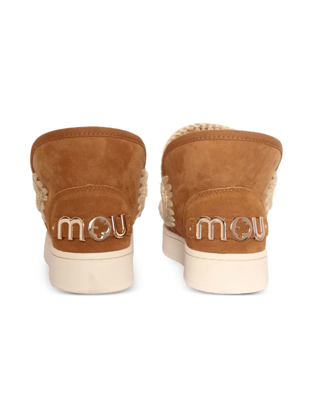 Mou Kids Suède enkellaarzen Bruin