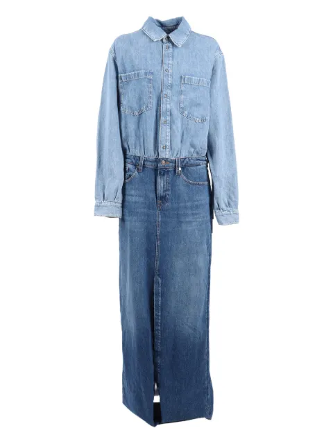 7 For All Mankind buttoned maxi dress