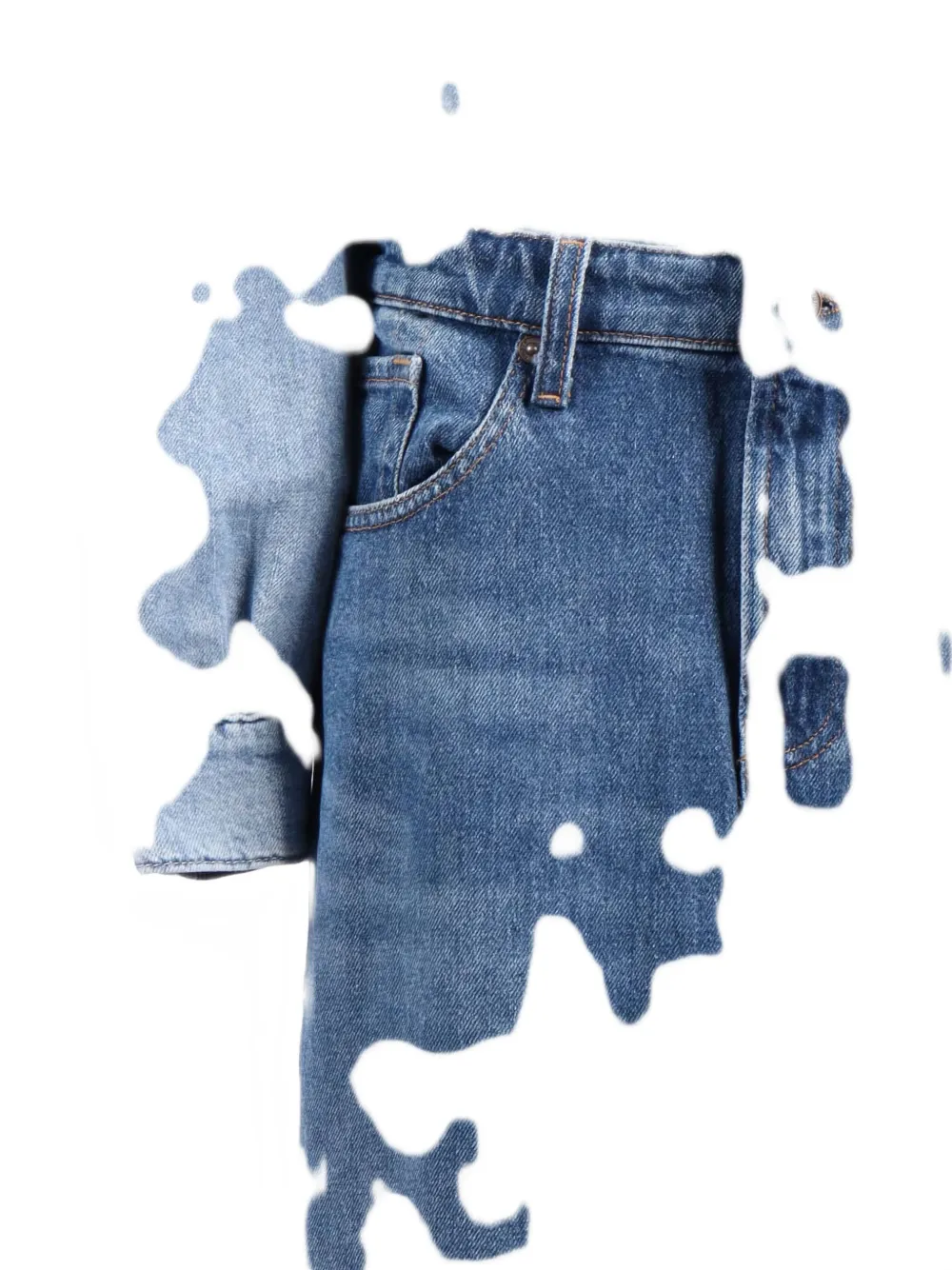 7 For All Mankind Buttoned Maxi Dress In Blue