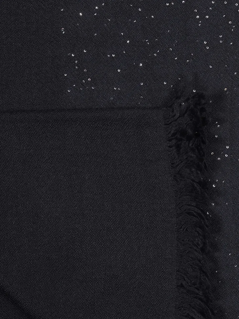 Faliero Sarti Kundy sjaal met franje Zwart