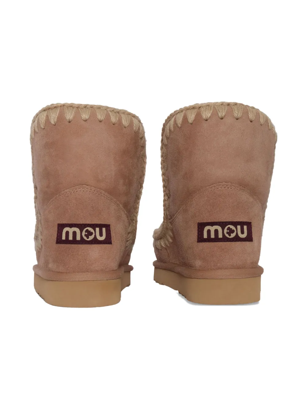 Mou Kids Suède enkellaarzen Beige
