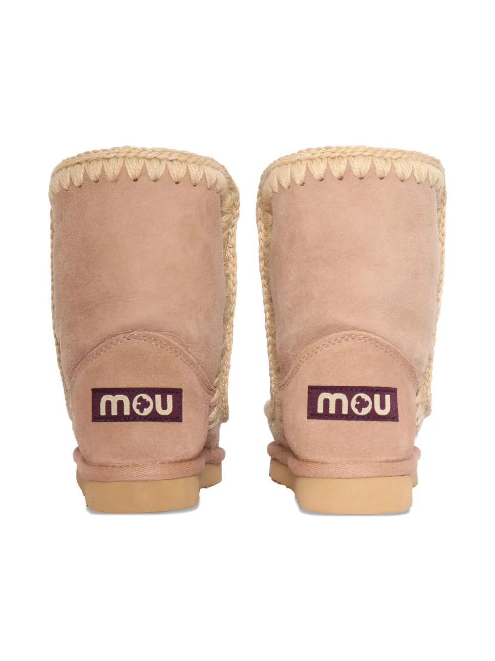 Mou Kids Sneeuwlaarzen met strasdetails Beige