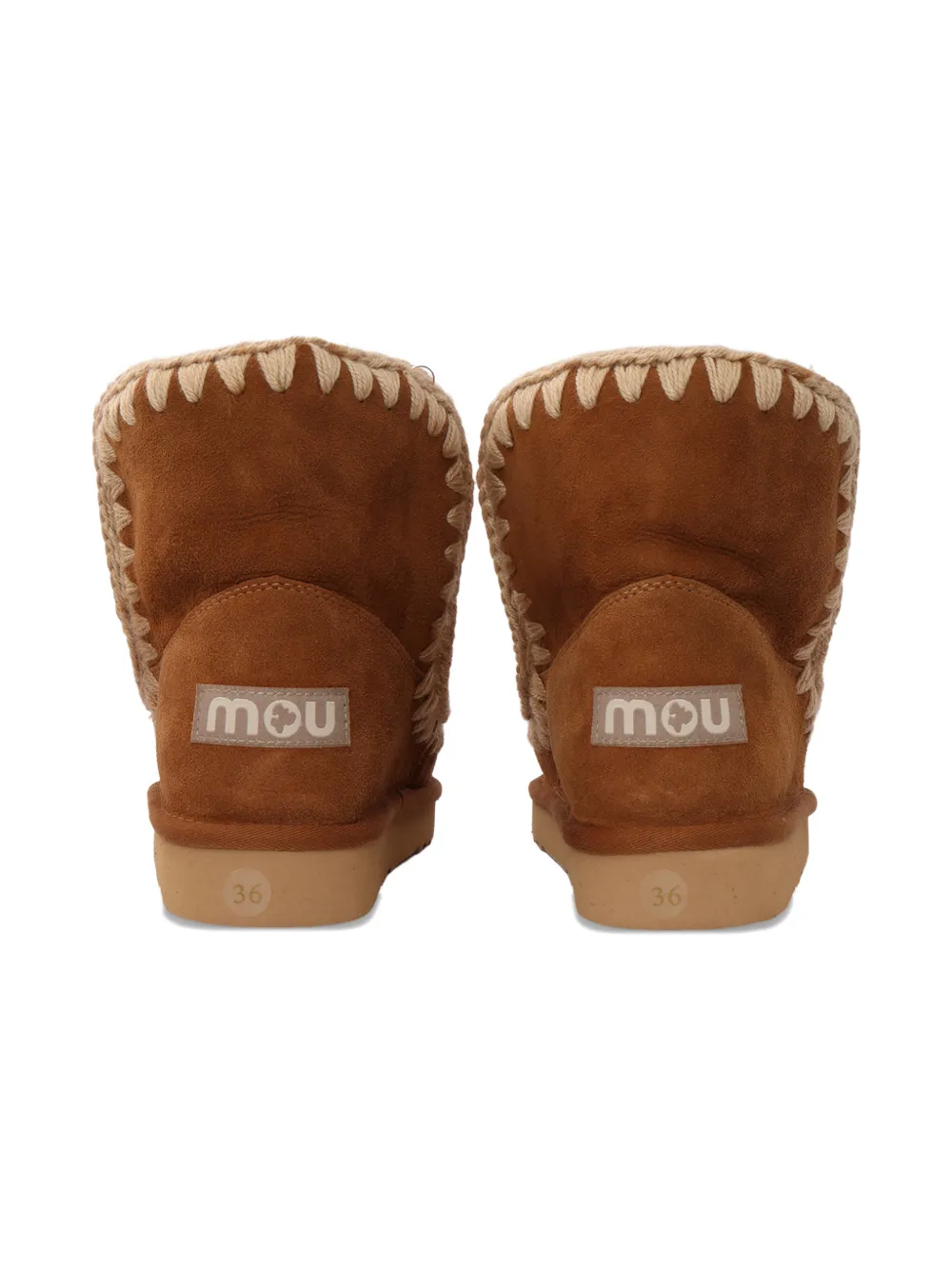 Mou Kids Suède enkellaarzen Bruin