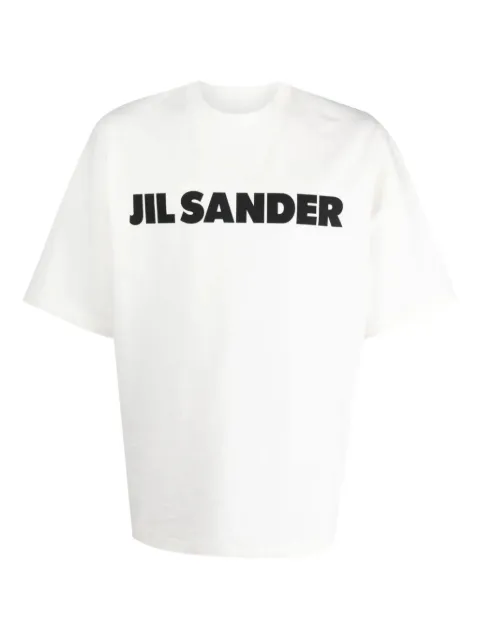 Jil Sander playera con logo estampado