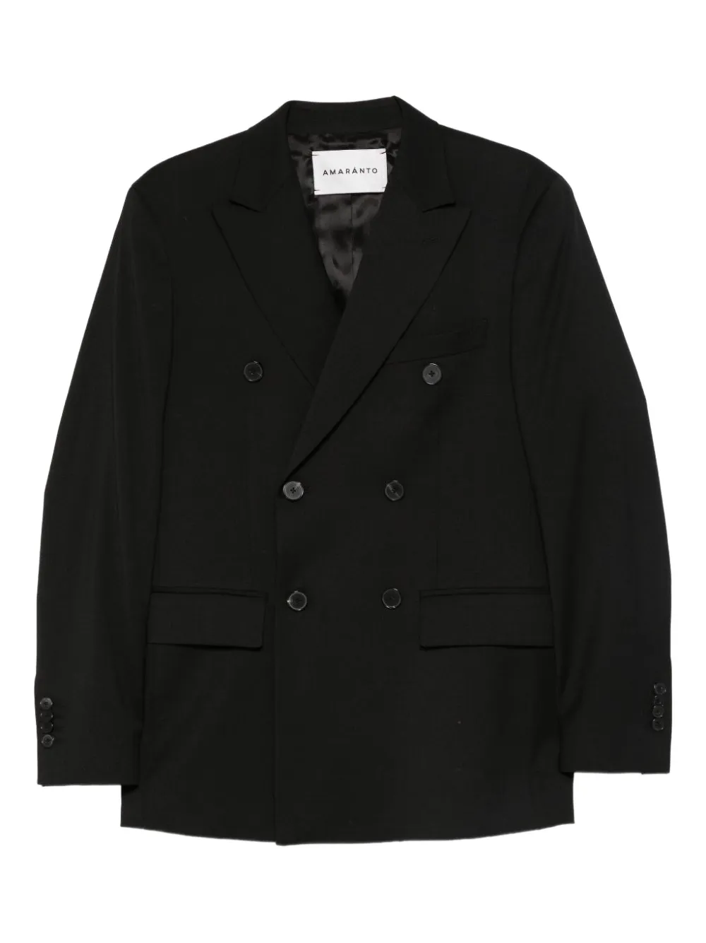 AMARÁNTO double-breasted blazer | Black | Image 1