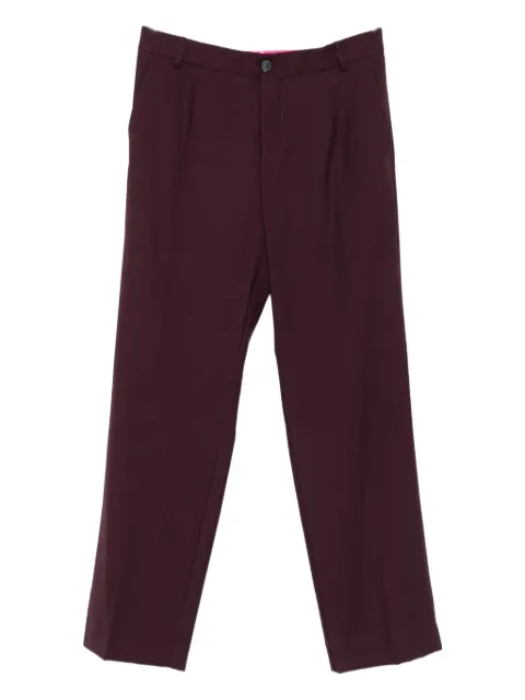 AMARÁNTO pleated straight-leg trousers