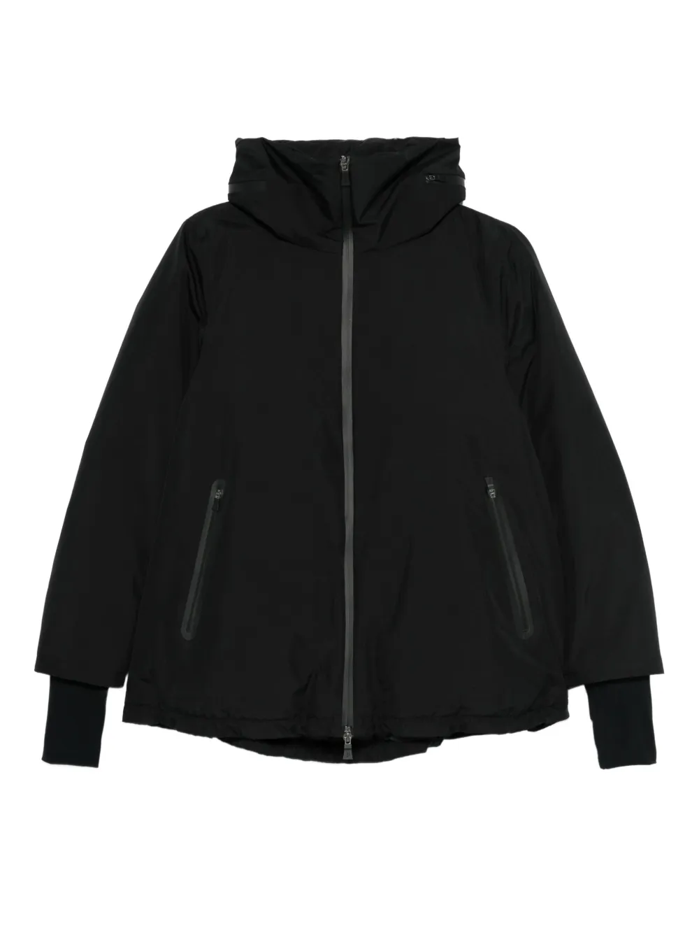 Herno zip hooded jacket | Black | Image 1