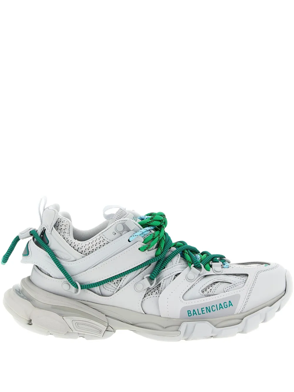 Balenciaga Track Trail Laces Sneakers Gray In White