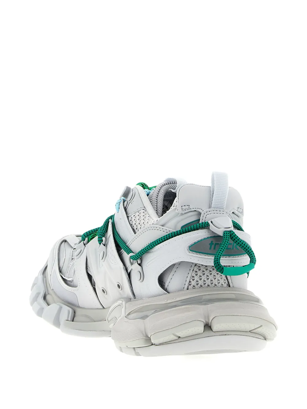 Balenciaga Track Trail Laces Sneakers Gray In White