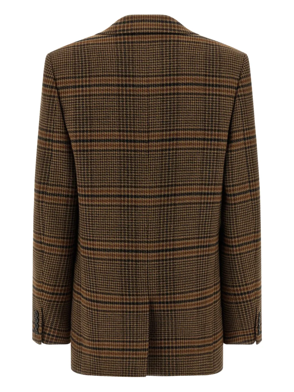 Saint Laurent Prince Of Wales-check Blazer In Multi
