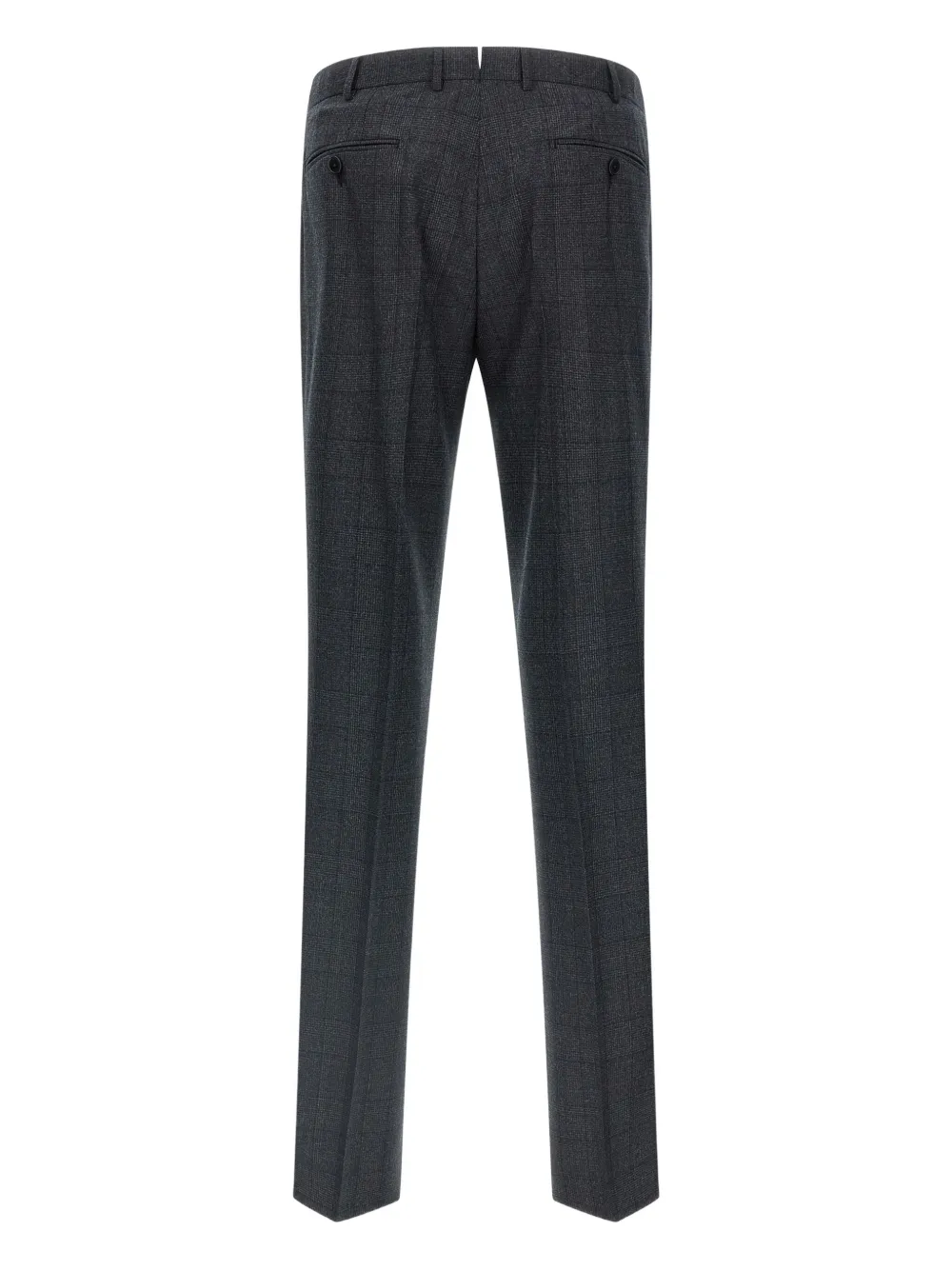 Zegna Single-breasted Blazer And Trousers Two-piece Set In Gray