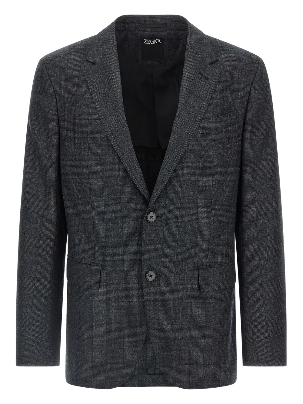 Zegna Prince of Wales-check suit | Grey | Image 1
