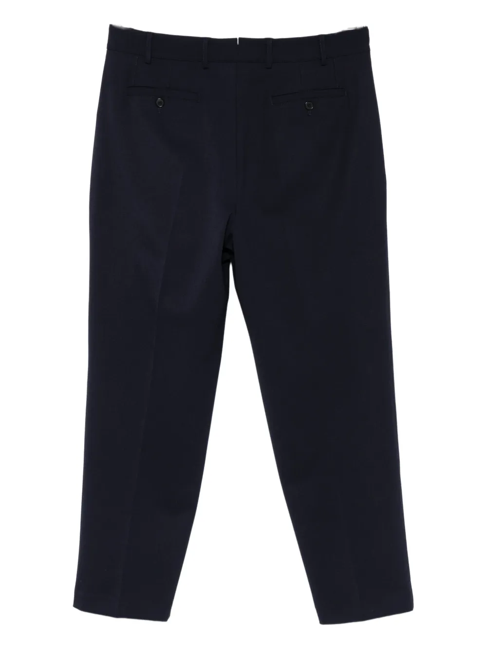 Grifoni pleat-detail trousers - Blauw