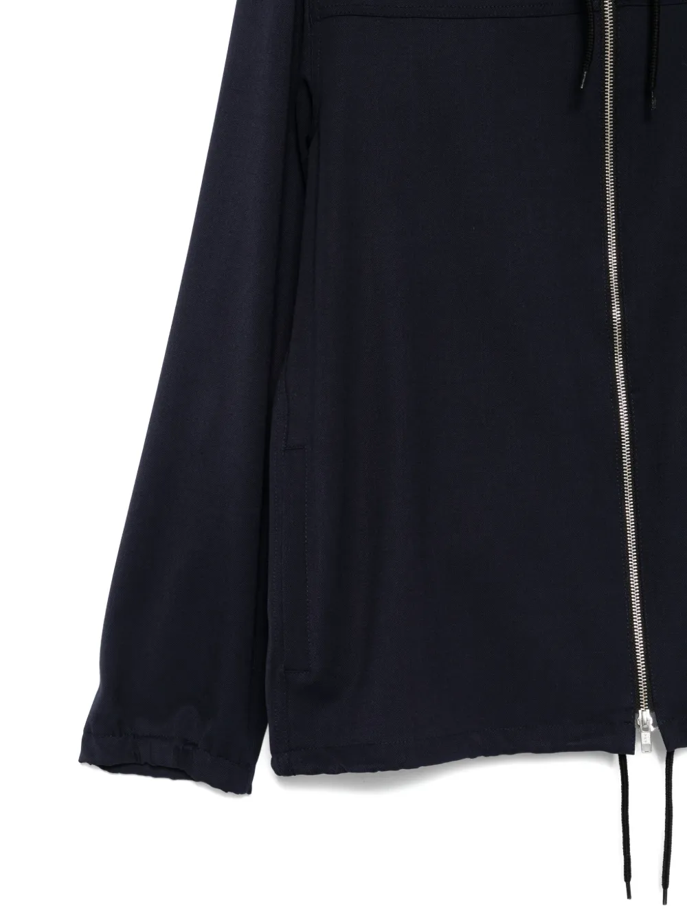  Grifoni Zip-up Hooded Jacket - Blue 