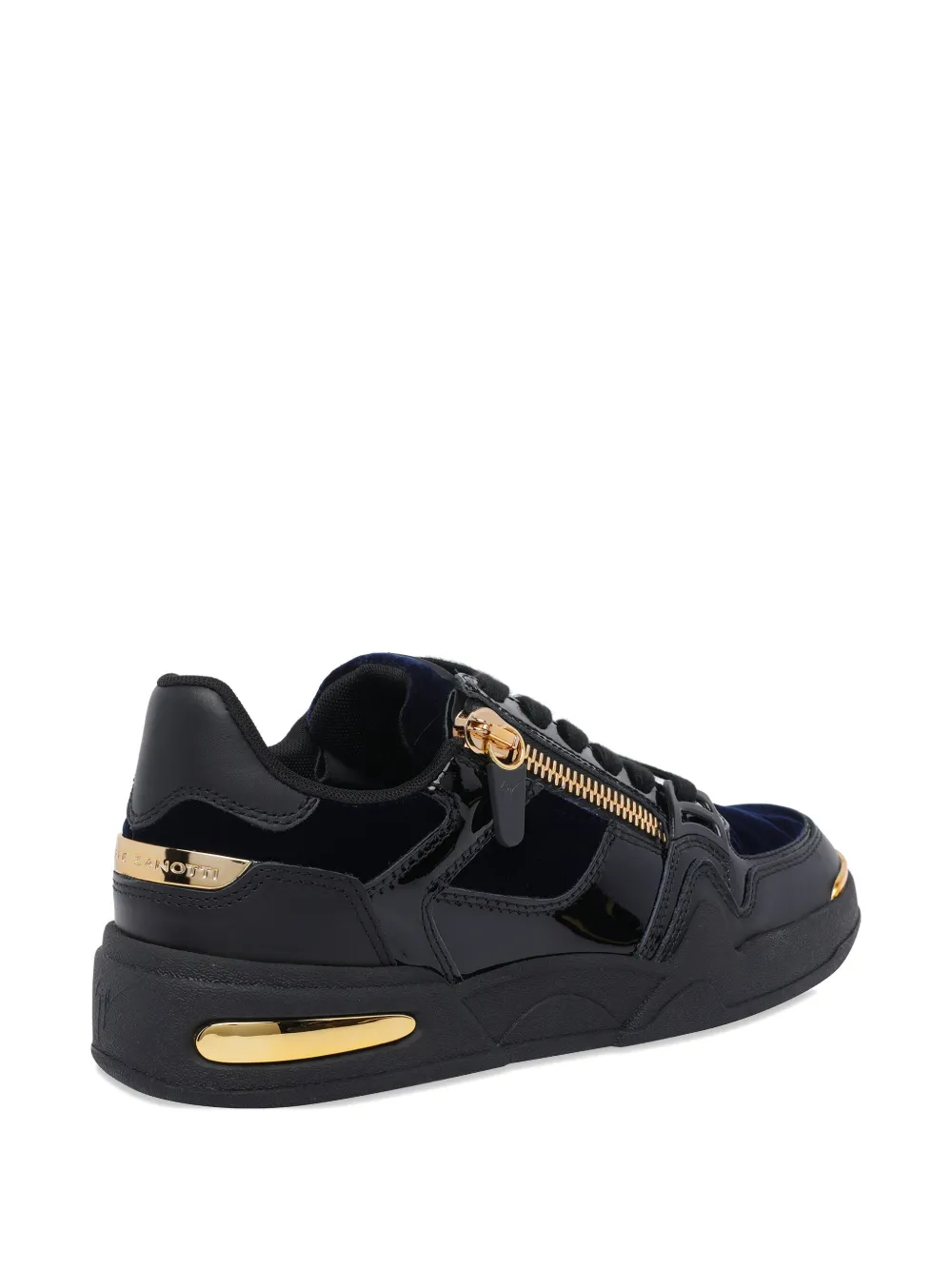 Giuseppe Zanotti zip round toe sneakers Zwart