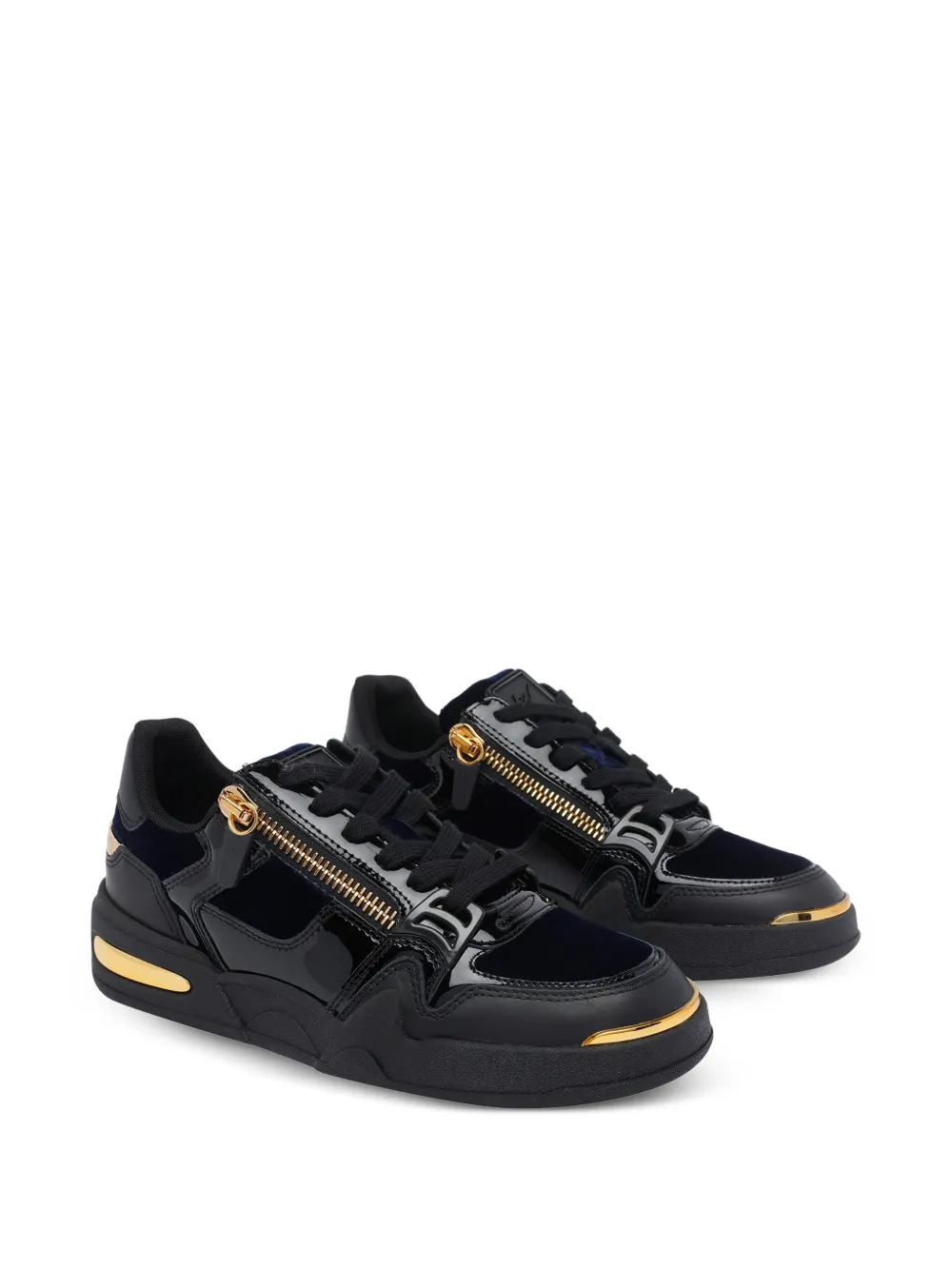 Giuseppe Zanotti Tênis bico redondo com zíper | Cano baixo | Image 2