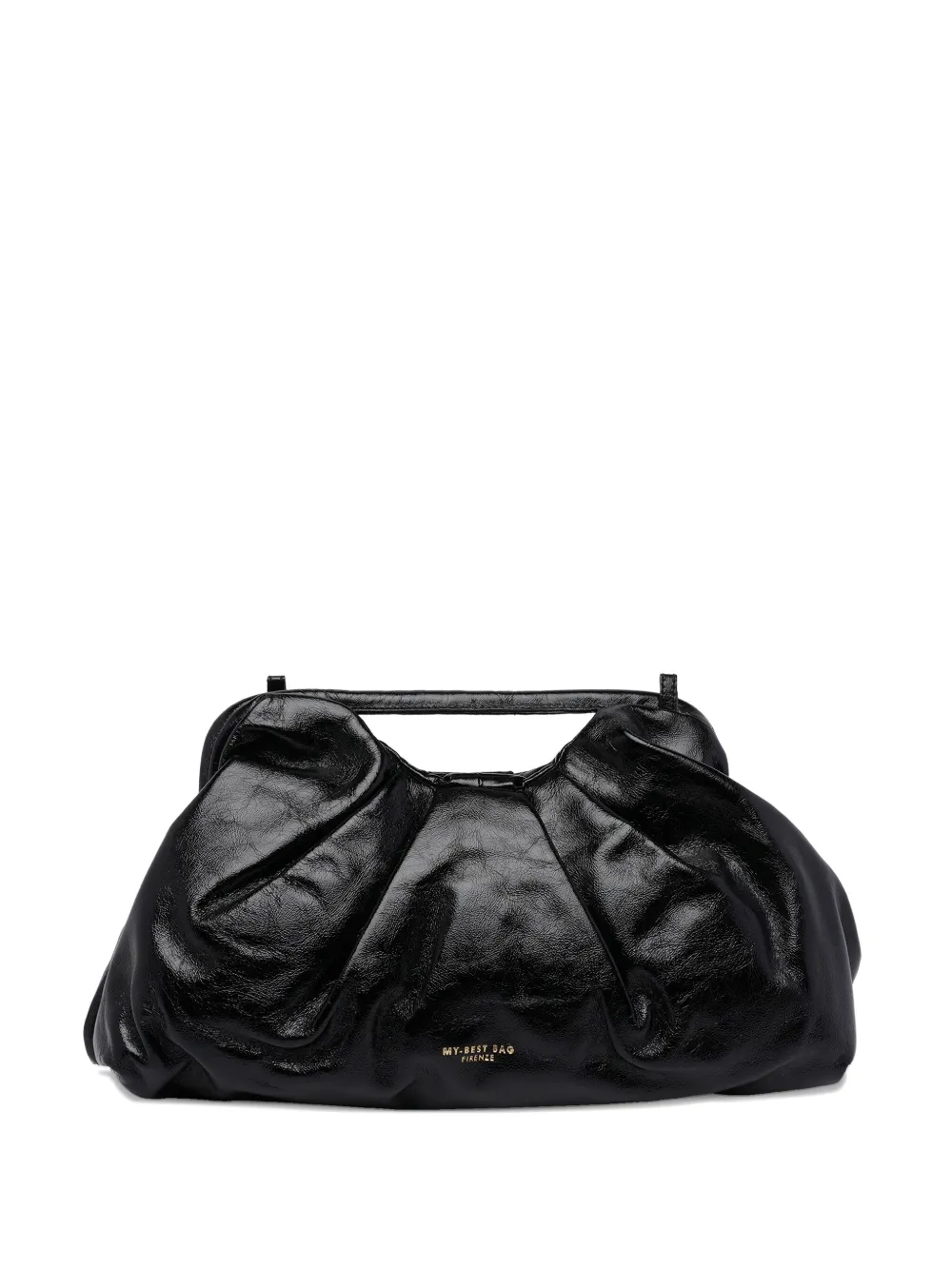 My Best Bag Logo-detail Leather Tote Bag In Black