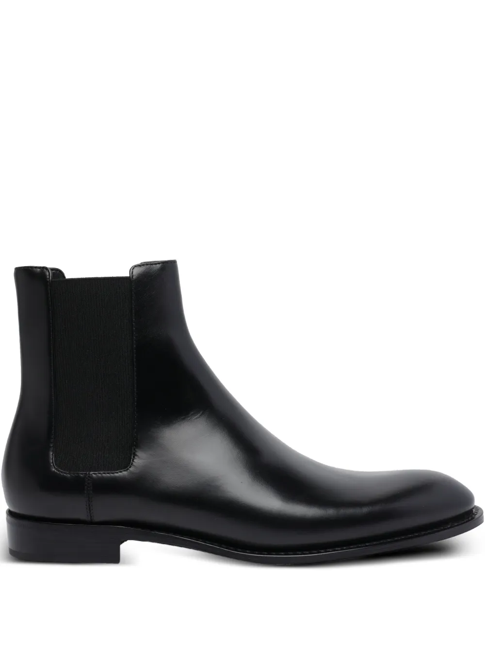 Saint Laurent 25mm Adrien round-toe slip-on boots | Black | Image 1