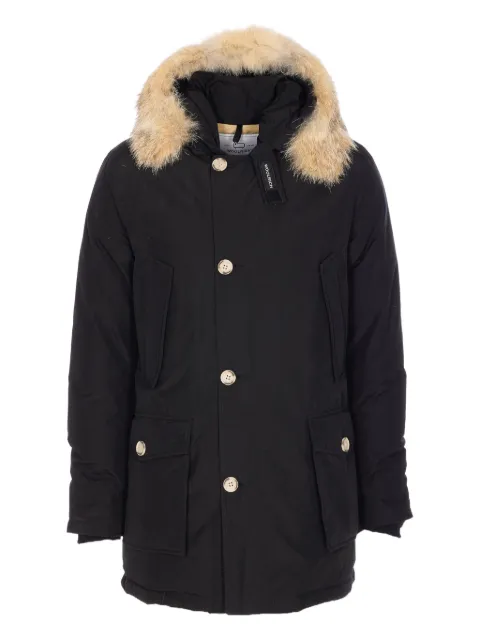 Woolrich fur-trim coat