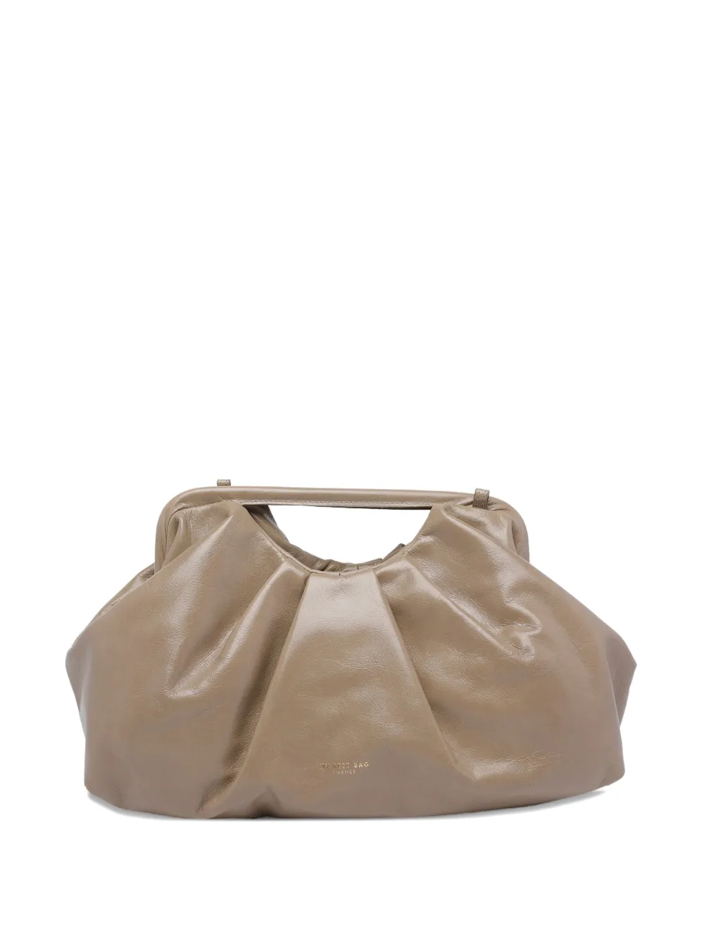 MY BEST BAG logo leather tote bag - ニュートラル MY BEST BAG logo leather tote bag - ニュートラル