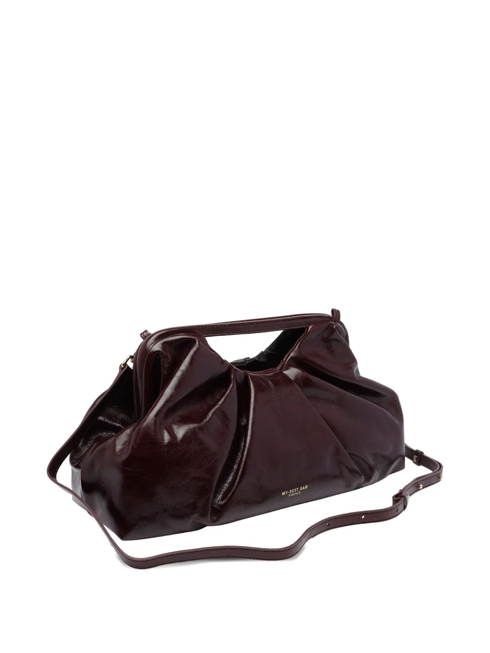 My Best Bag Logo-detail Leather Tote Bag In Red