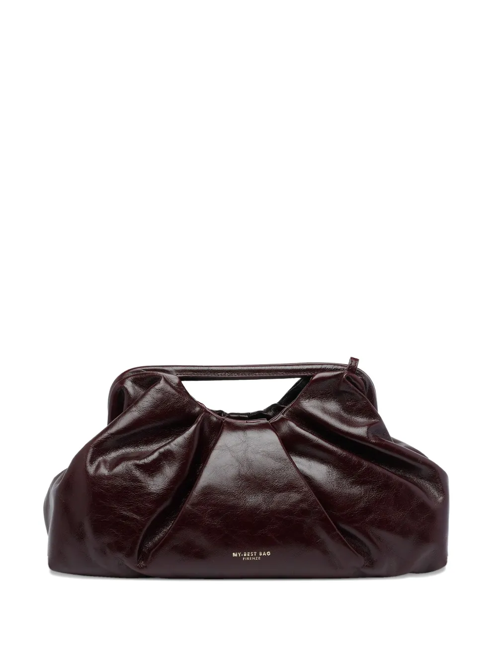My Best Bag Logo-detail Leather Tote Bag In Red