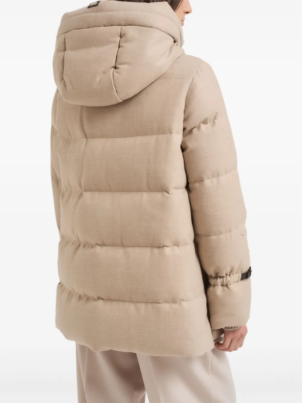 Herno Gewatteerde jas Beige