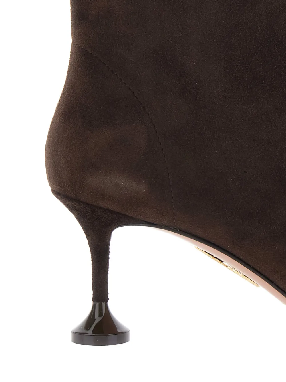 Aquazzura Laarzen met puntige neus Bruin