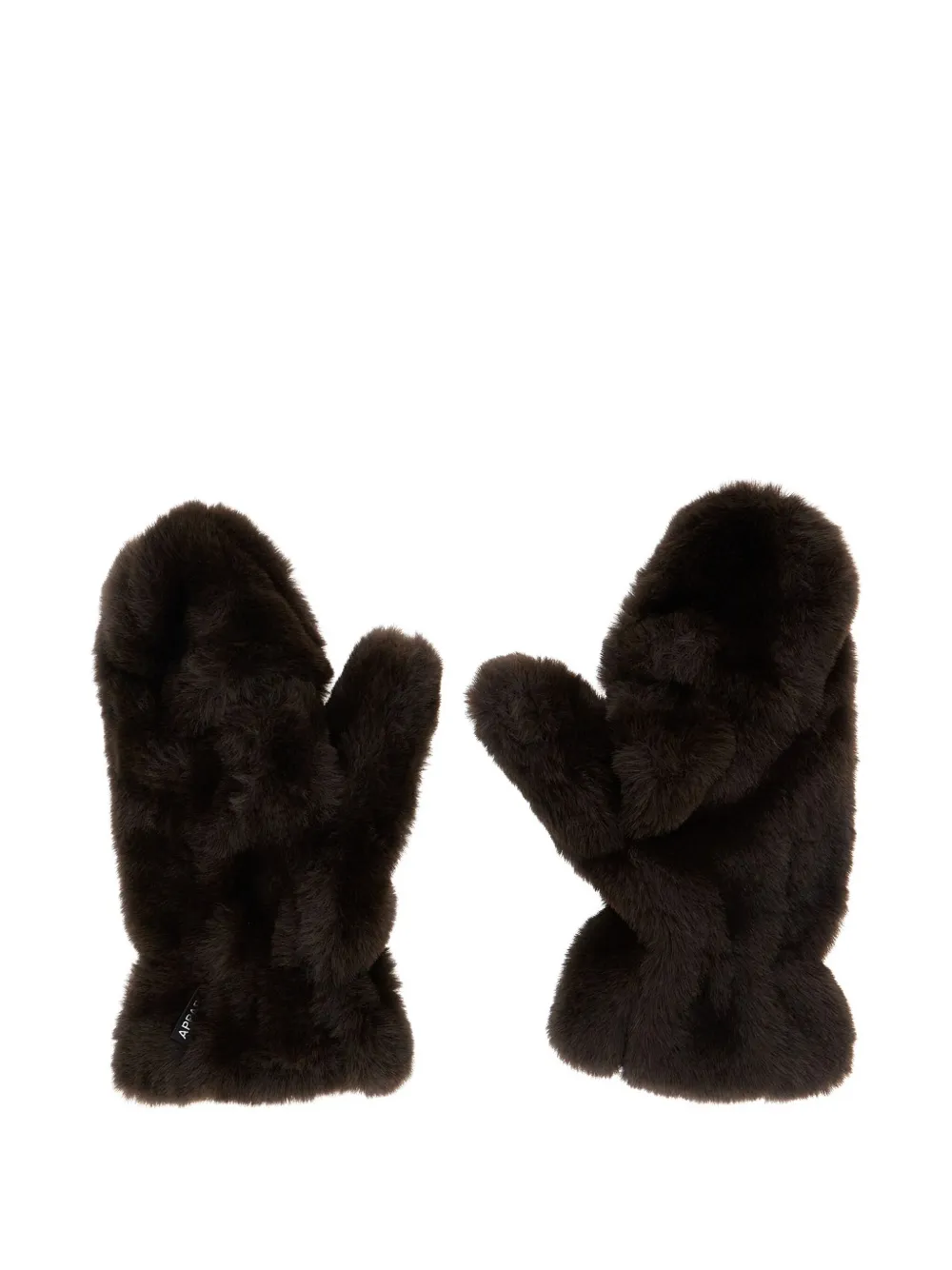 Apparis coco fur gloves - Bruin