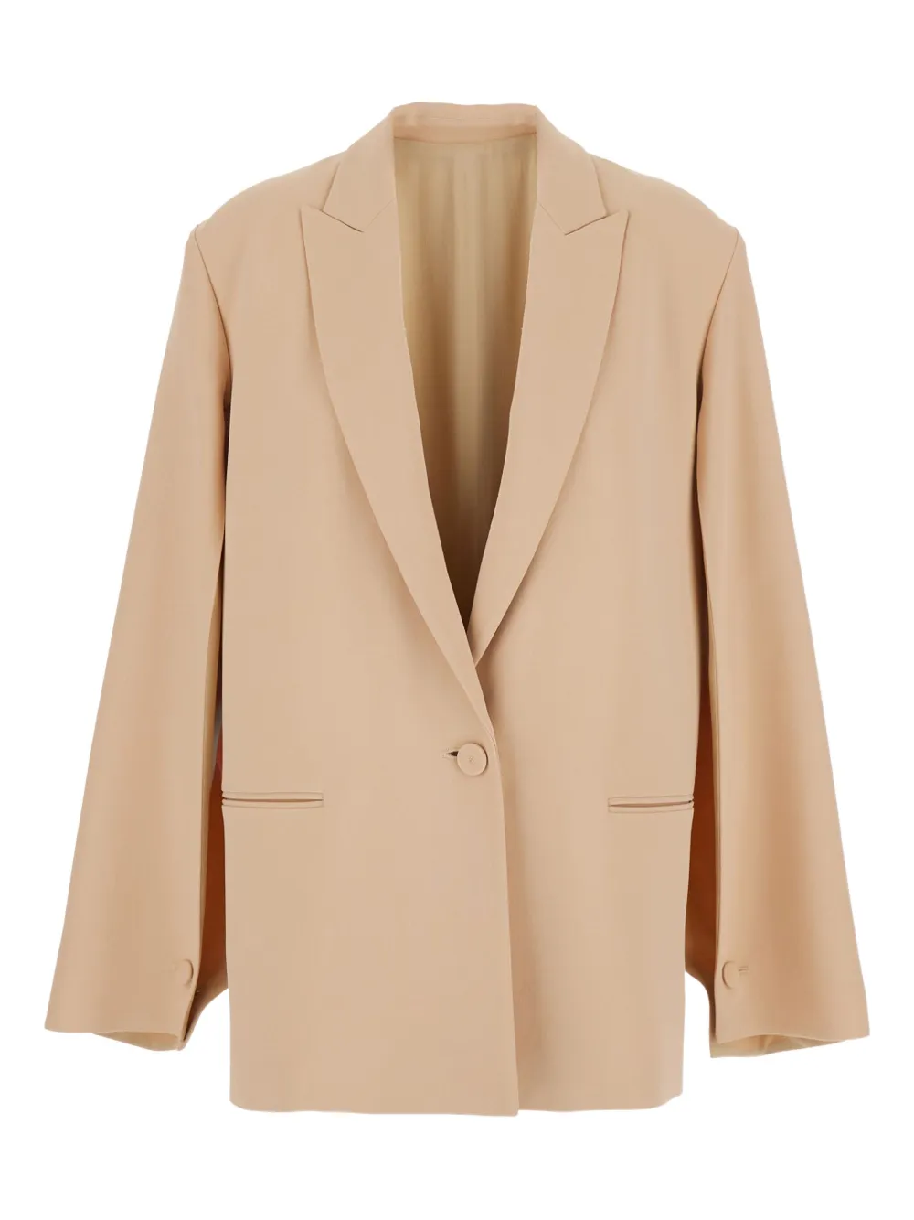 Alberta Ferretti blazer con botones y solapa de pico | neutro | Image 1
