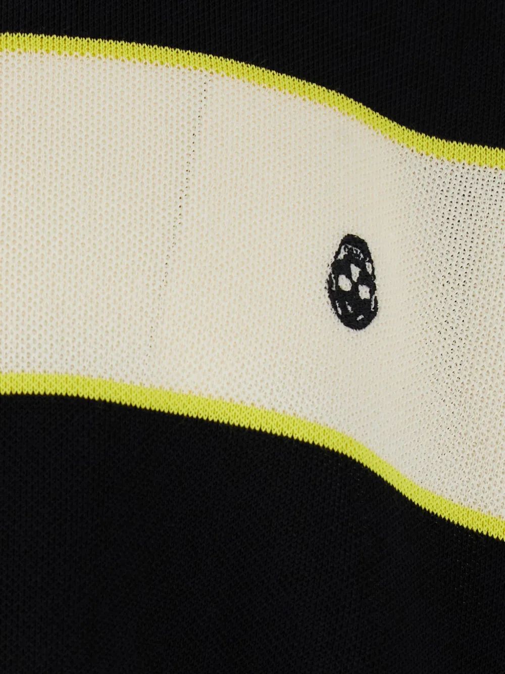 Alexander McQueen Poloshirt met logostreep Zwart