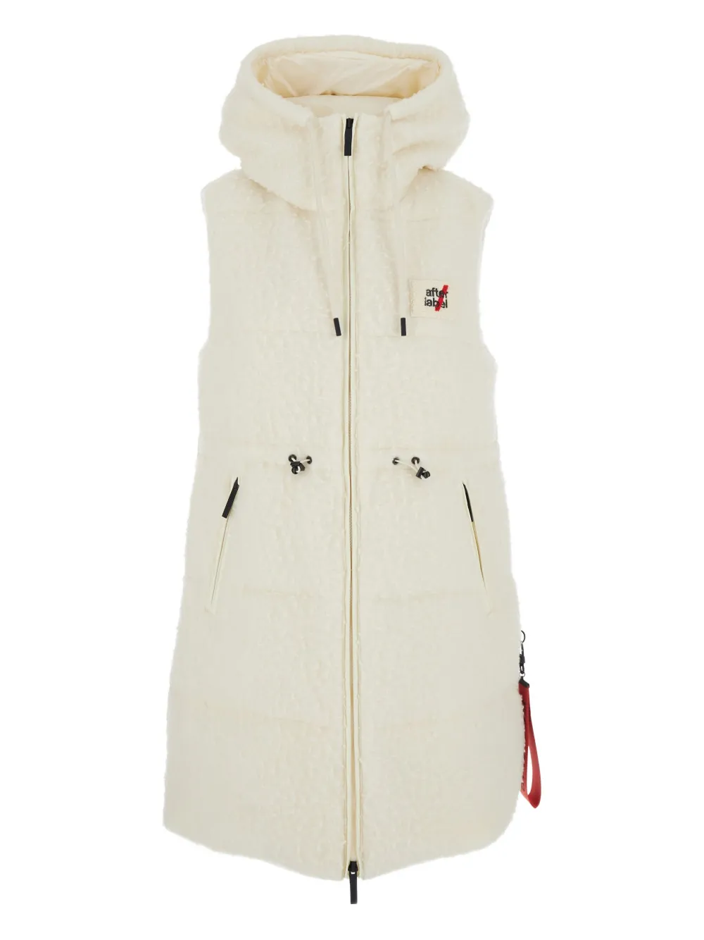 After Label Cortina Sleeveless Coat In Multi