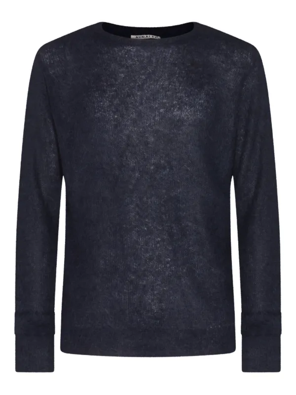 Auralee Long-sleeves Sweater in Blue