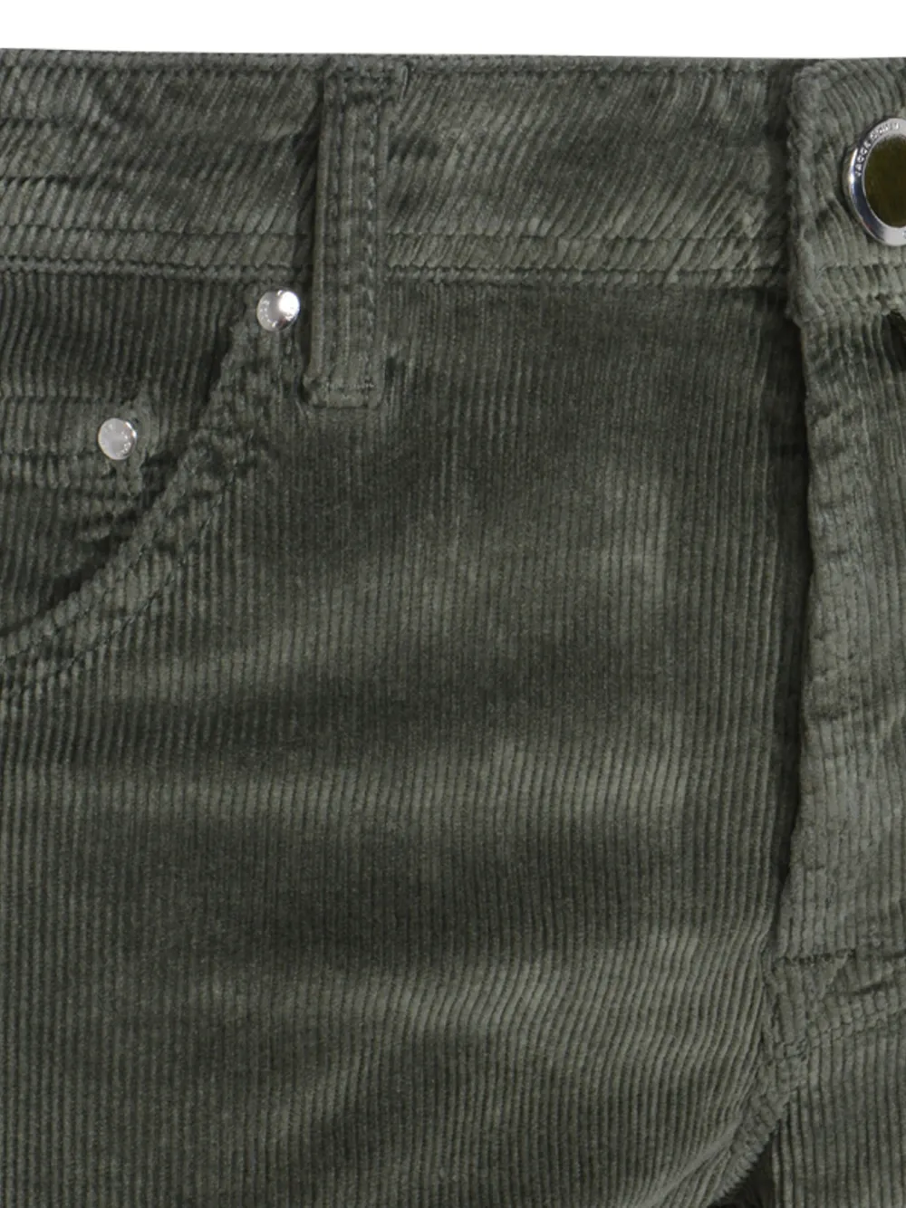 Jacob Cohen Corduroy Trousers In Green