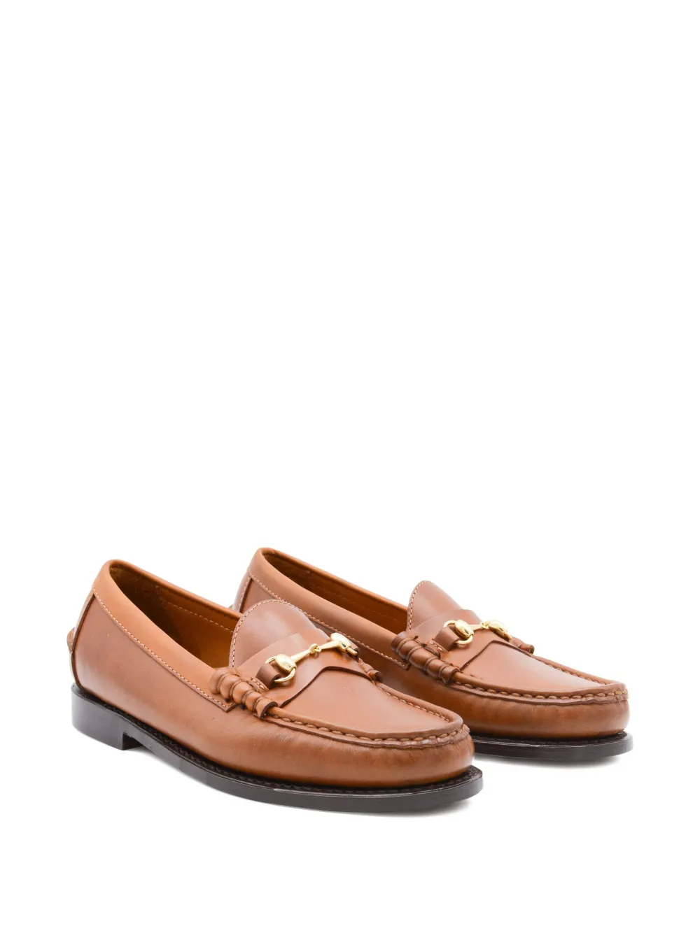 Sebago horsebit leather loafers - Bruin