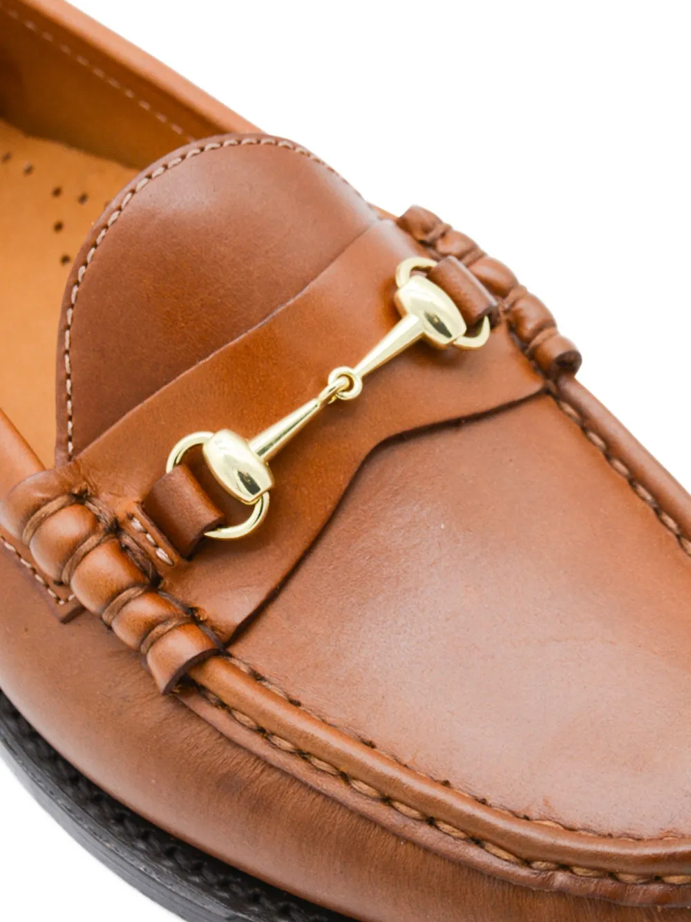 Sebago Horsebit leren loafers Bruin