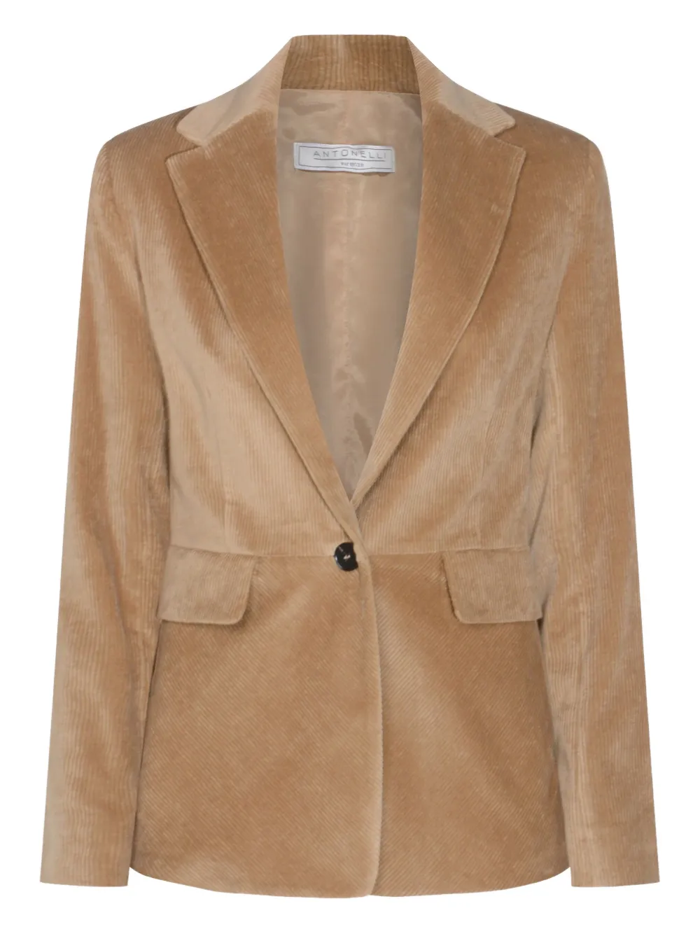 Antonelli corduroy flap-pocket blazer - Marrone
