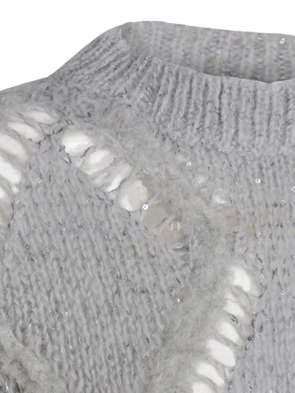 Antonelli T-shirt met pailletten Grijs