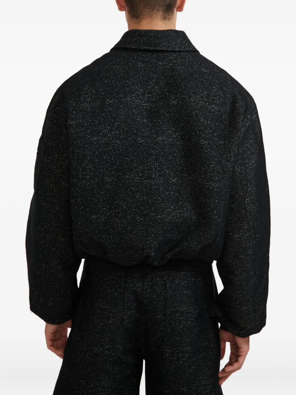 Lgn Louis Gabriel Nouchi Zip-fastening Bomber Jacket In Brown